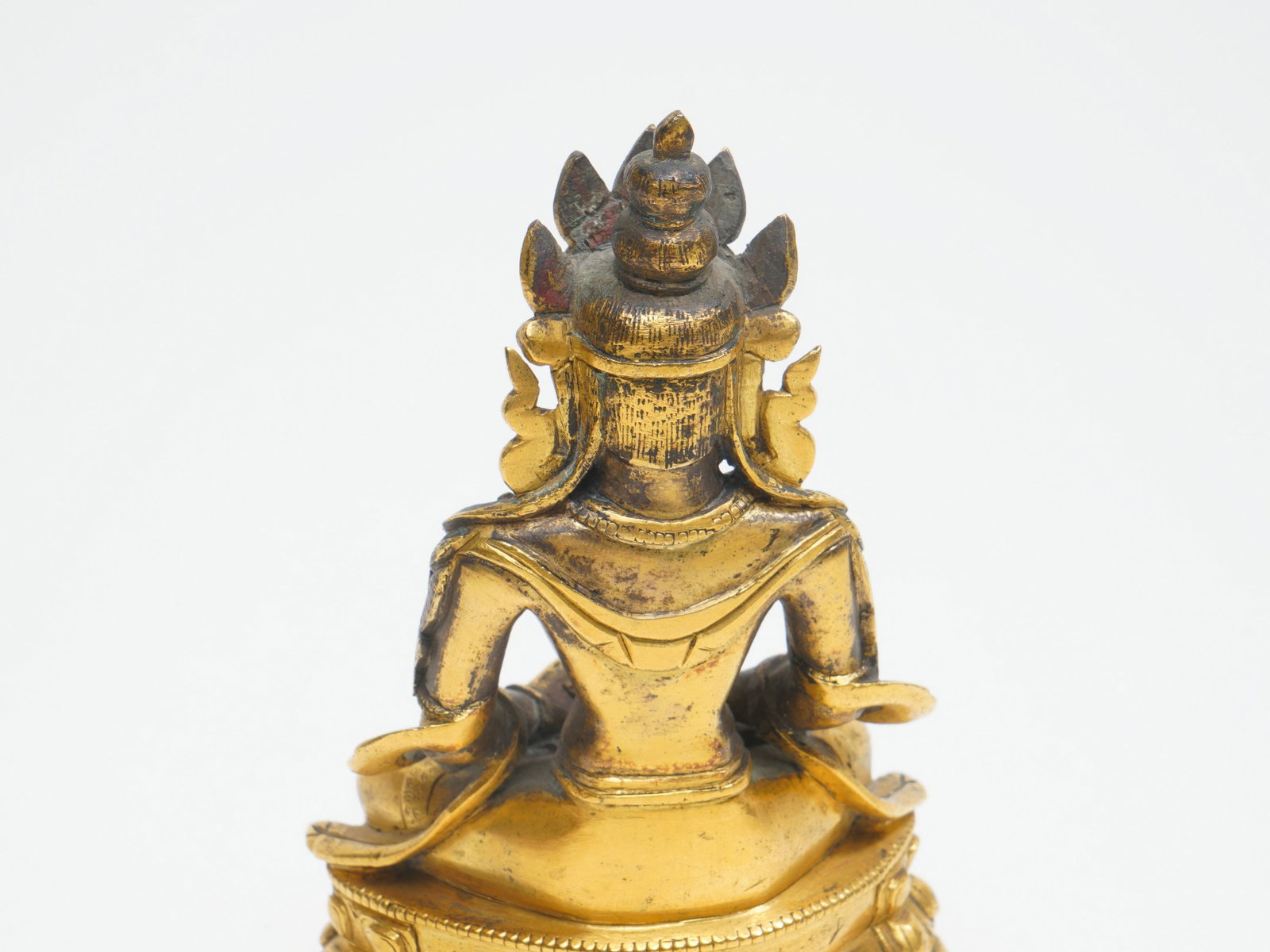 Gilt - bronze Buddha Statue - 9