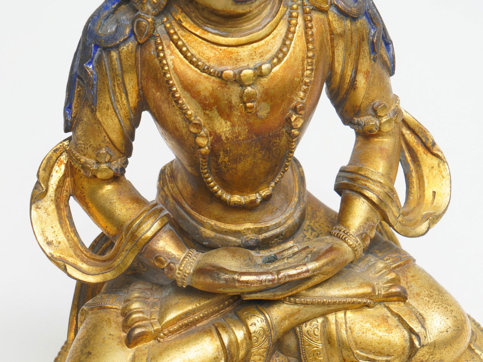 Gilt - bronze Buddha Statue - 10