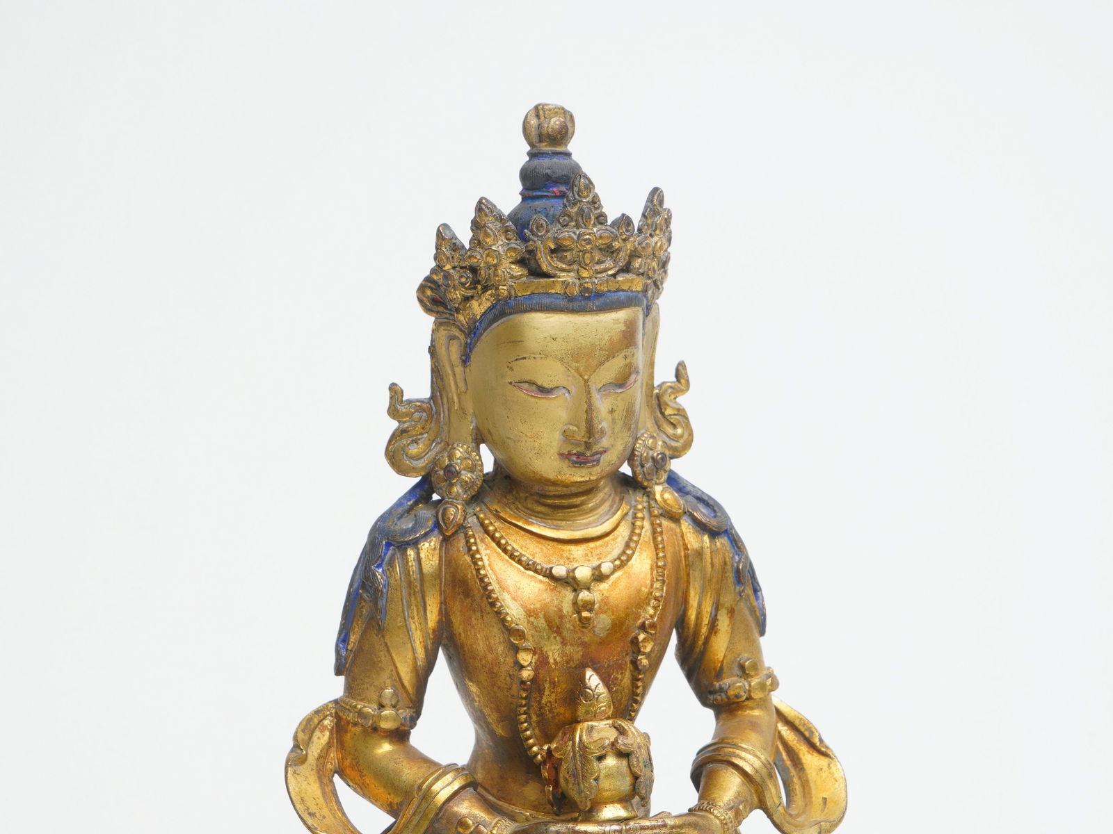 Gilt - bronze Buddha Statue - 3