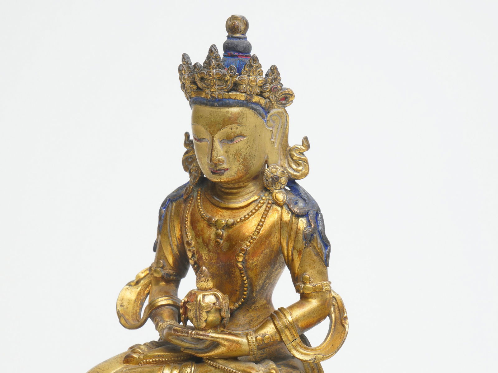 Gilt - bronze Buddha Statue - 6