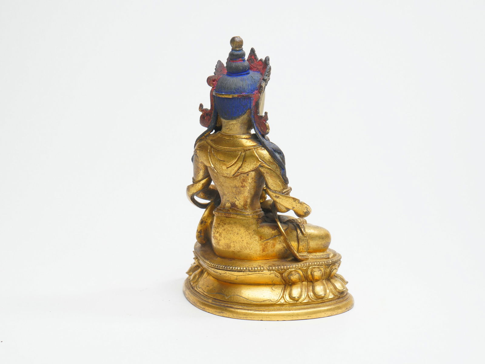 Gilt - bronze Buddha Statue - 9