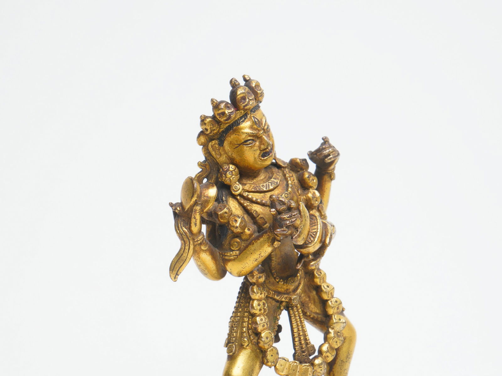 Gilt - bronze Buddha Statue - 10