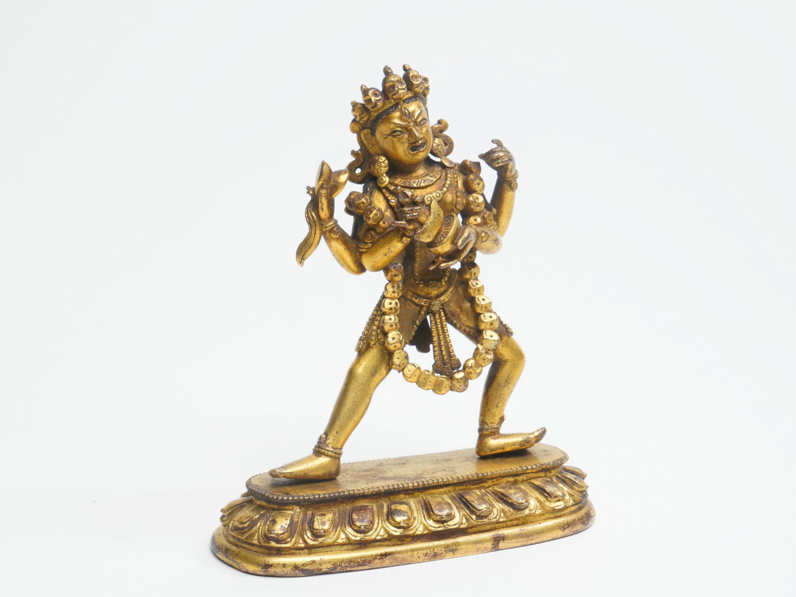 Gilt - bronze Buddha Statue - 2