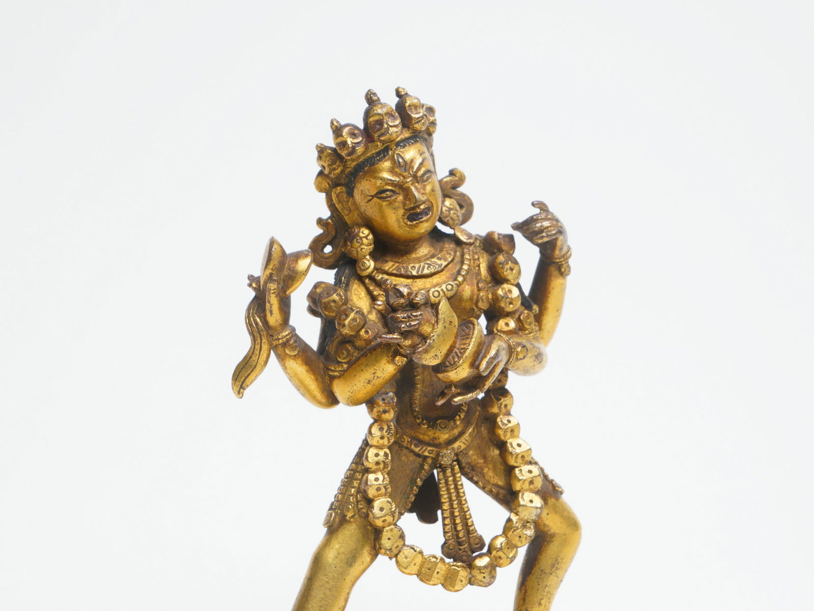 Gilt - bronze Buddha Statue - 3