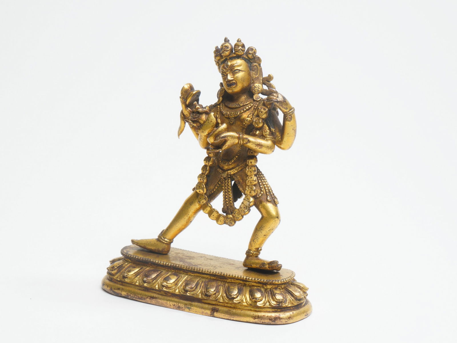 Gilt - bronze Buddha Statue - 5