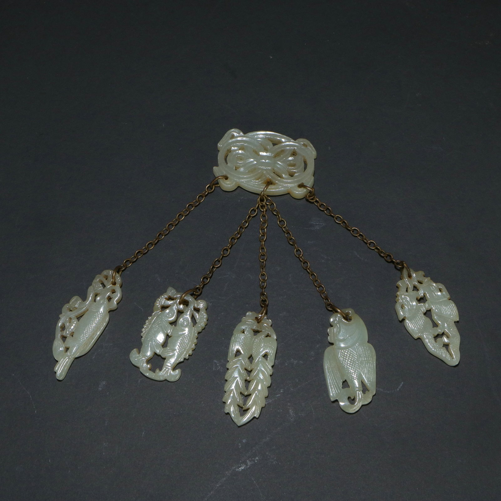 Hetian Jade Multi - treasure String Ornament - 7