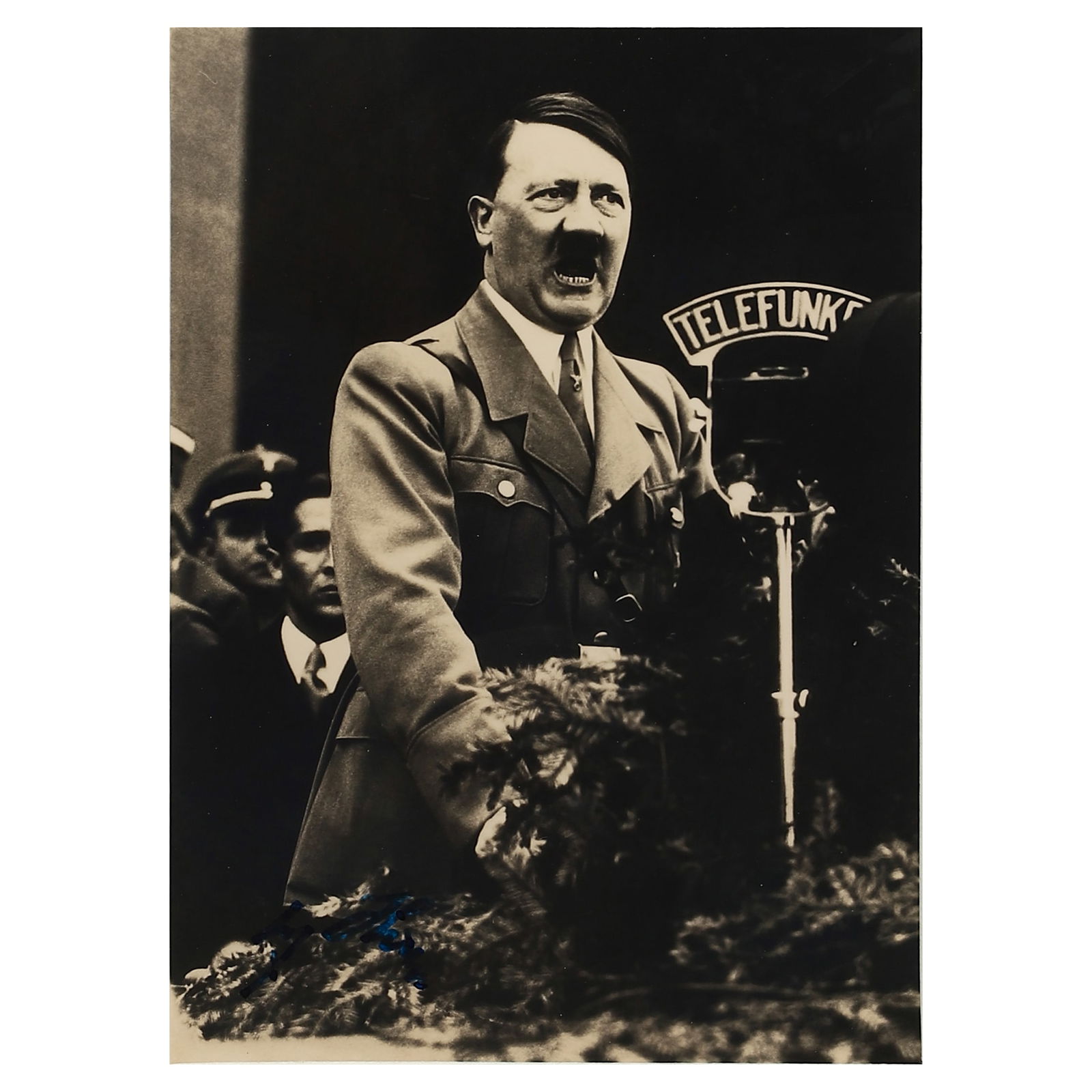 ADOLF HITLER SPEECH SCENE PHOTOGRAPH (1 of 3)