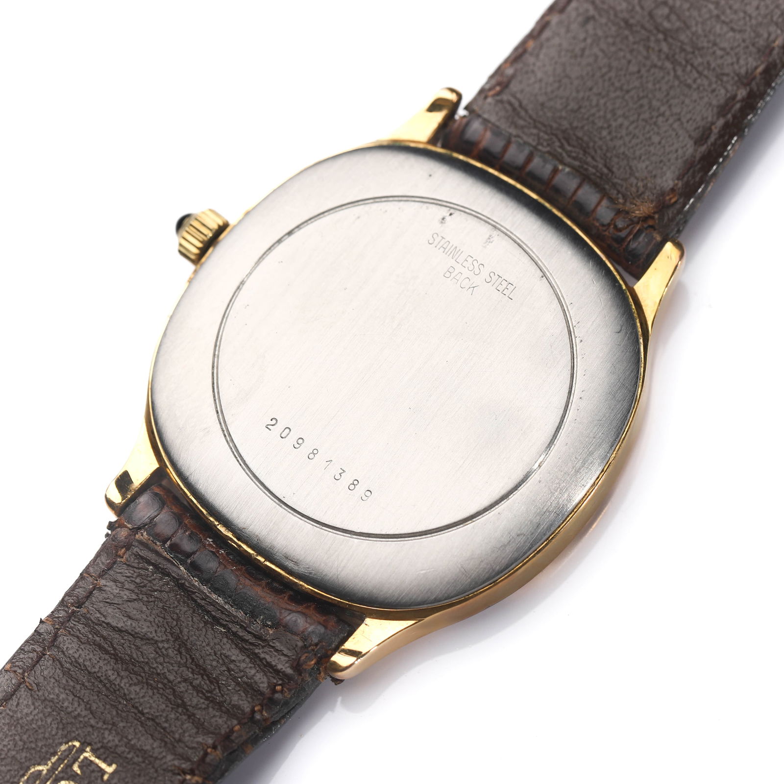 LONGINES GOLD-TONE AUTOMATIC DATE WRISTWATCH - 8