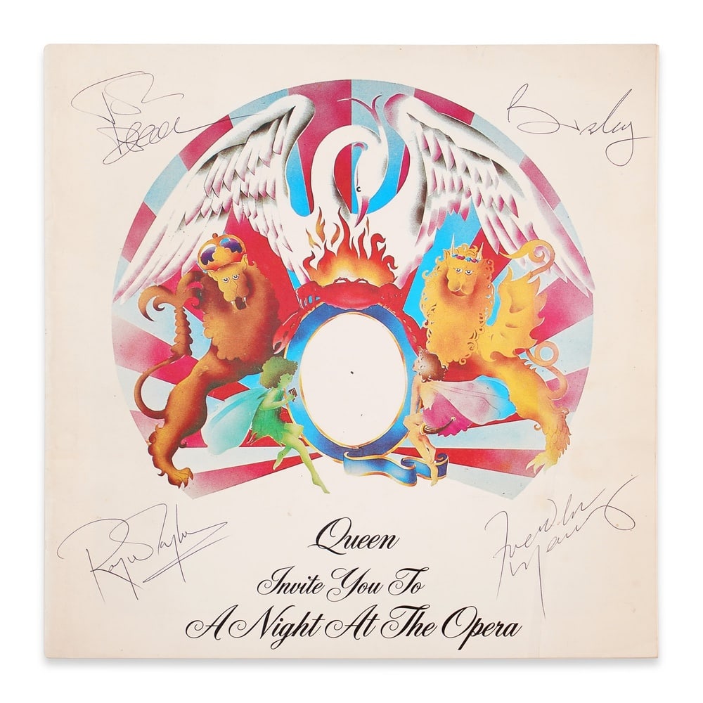 QUEEN FULLY SIGNED TOUR PROGRAM - A NIGHT AT THE OPERA (1 of 3)