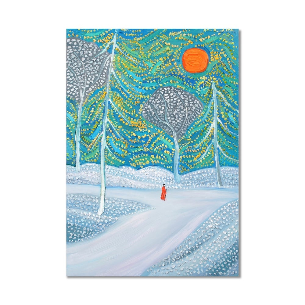 OIL ON CANVAS, IN THE STYLE OF MATTHEW WONG (1984-2019): Description Technique: Oil On Canvas Visual Description: Image Dimensions: 36 1/4 x 24 in (92 x 61 cm) Matthew Wong stands as one of the most compelling voices in contemporary painting, known for