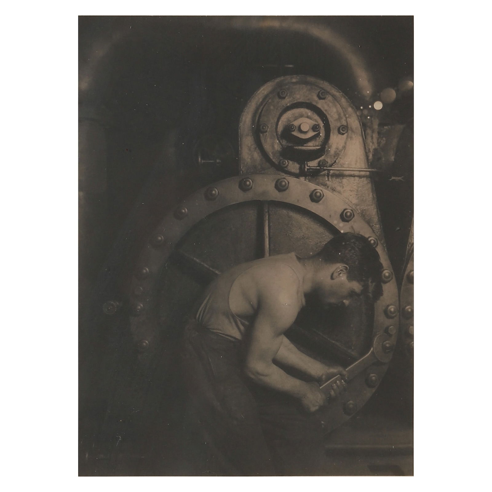 LEWIS WICKES HINE (1874–1940) MECHANIC AND STEAM PUMP (1 of 4)