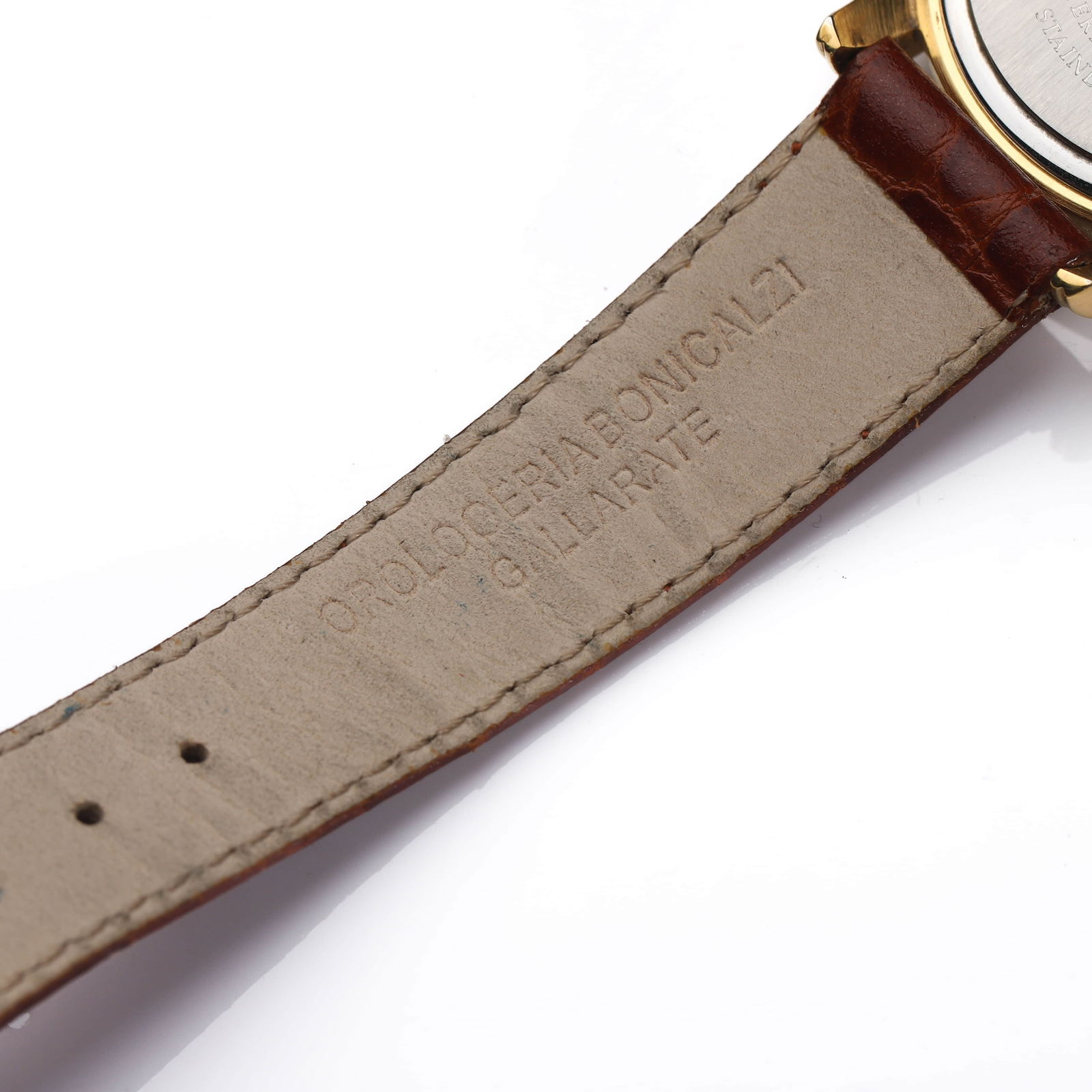 LONGINES GOLD WRISTWATCH WITH SMALL SECONDS - 7