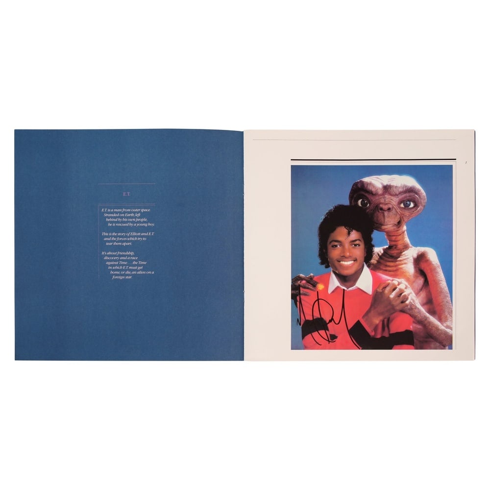 MICHAEL JACKSON SIGNED "E.T." LP - 5