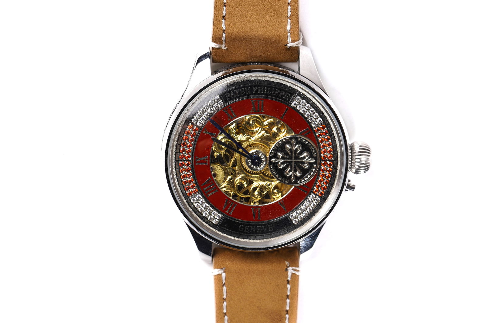 PATEK PHILIPPE SKELETONIZED MECHANICAL WRISTWATCH. - 2