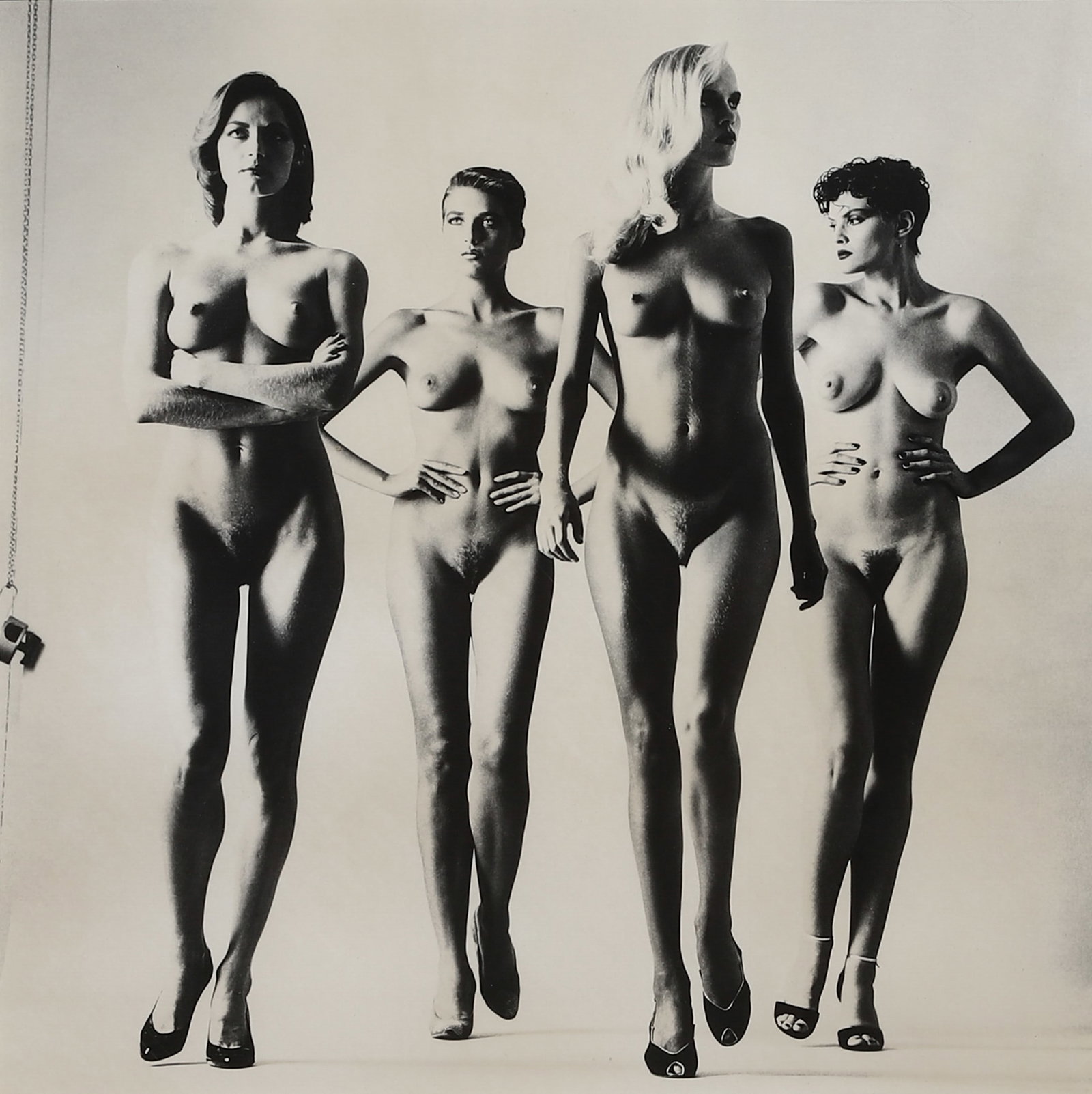 A PAIR OF GELATIN SILVER PHOTOGRAPHS BY HELMUT NEWTON, “SIE KOMMEN, DRESSED, PARIS?? AND “SIE: Artist HELMUT NEWTON (1920–2004) Title SIE KOMMEN, DRESSED, PARIS AND SIE KOMMEN, NUDE, PARIS Medium A pair of gelatin silver photographs, mounted on board Signature Each signed in pencil on the