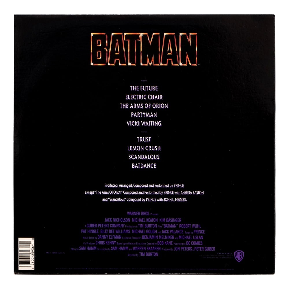 PRINCE SIGNED BATMAN LP - 2