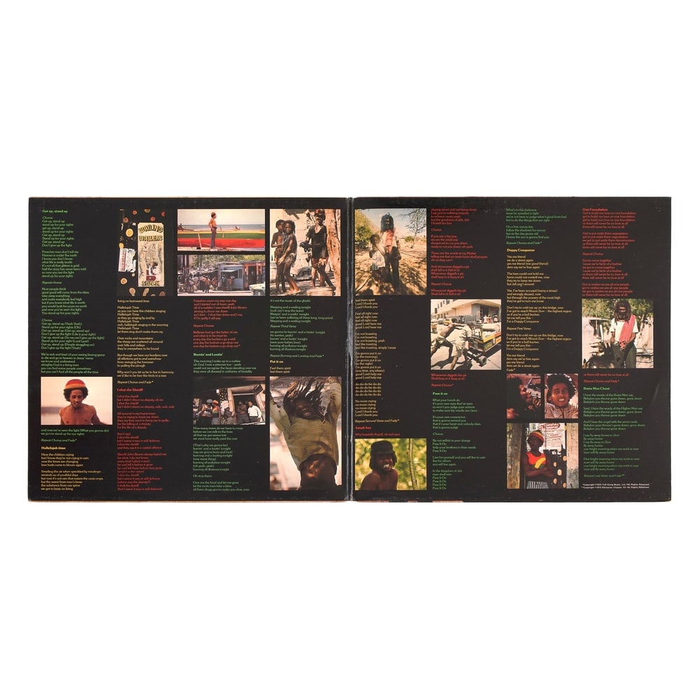 BOB MARLEY SIGNED LP "BURNIN'" - 3