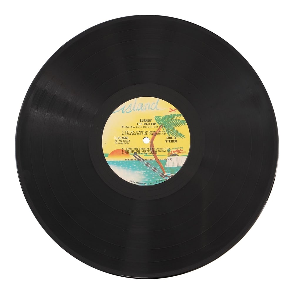 BOB MARLEY SIGNED LP "BURNIN'" - 5