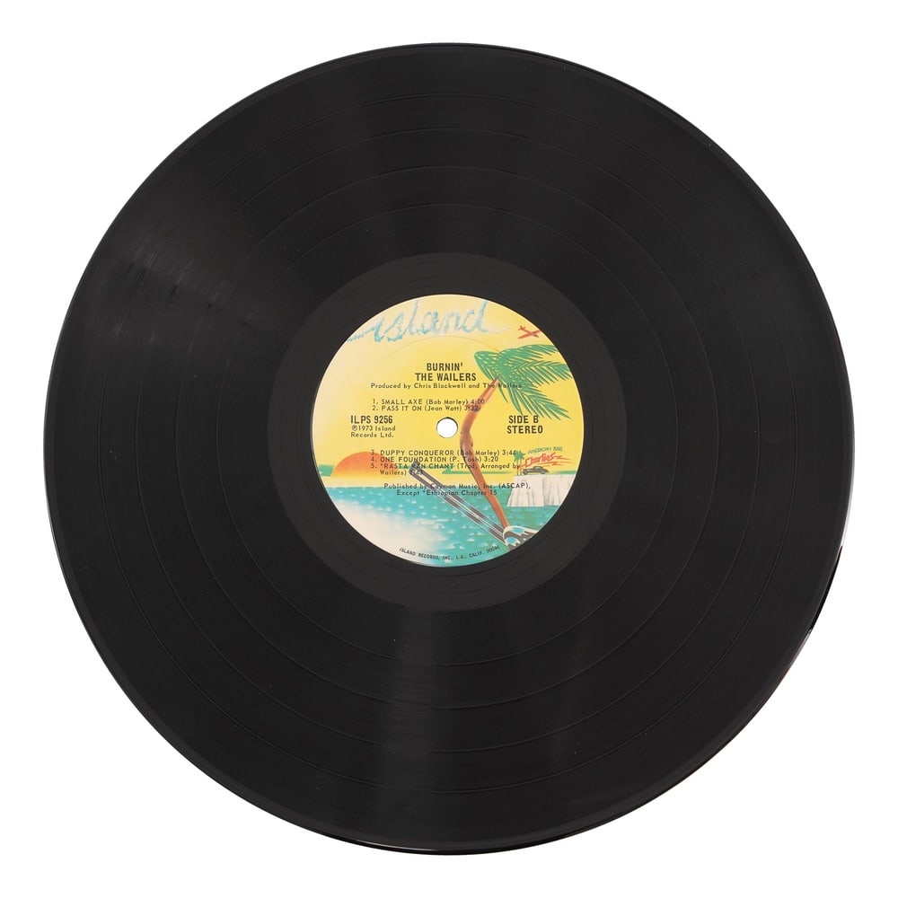 BOB MARLEY SIGNED LP "BURNIN'" - 6