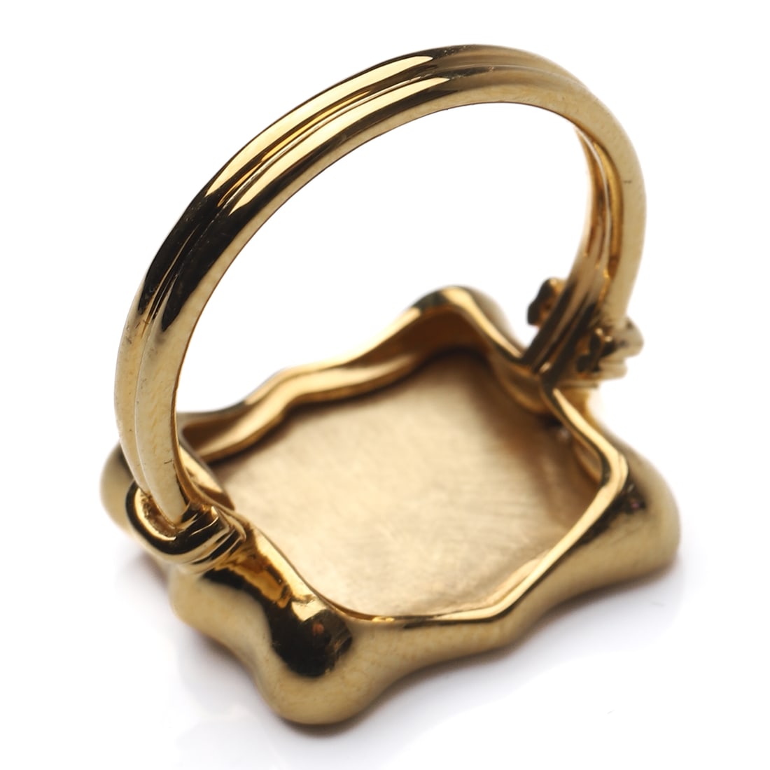 18K GOLD SIGNET-STYLE RING - 3