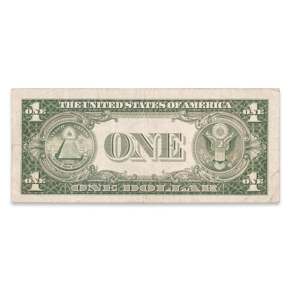 BABE RUTH SIGNED ONE DOLLAR SILVER CERTIFICATE - 2