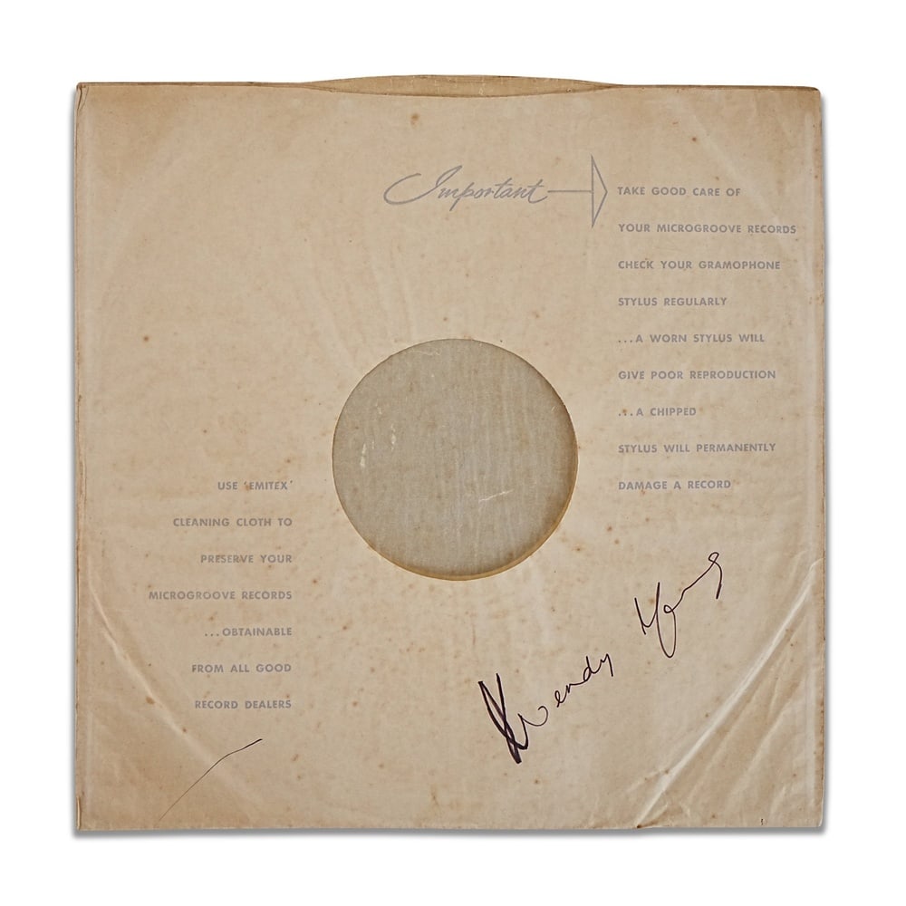 THE BEATLES FULLY SIGNED HELP! STEREO LP - 3