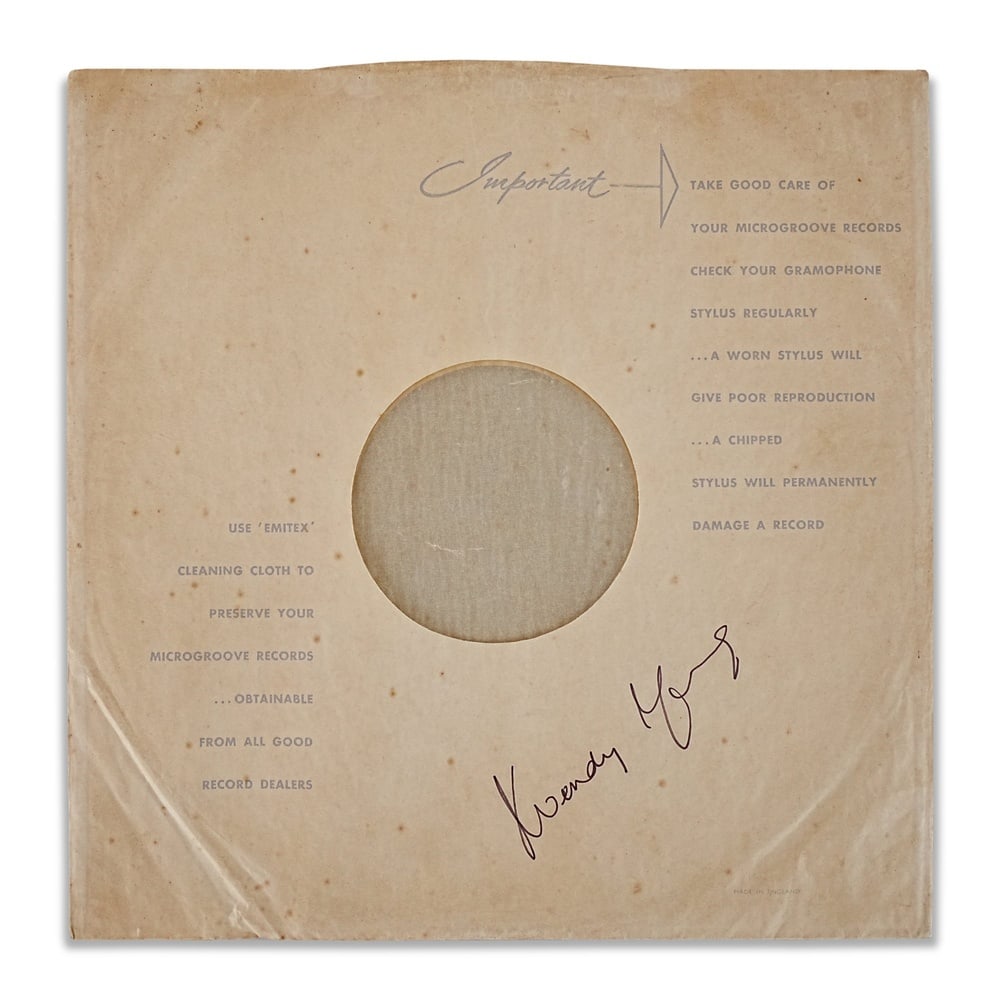 THE BEATLES FULLY SIGNED HELP! STEREO LP - 4