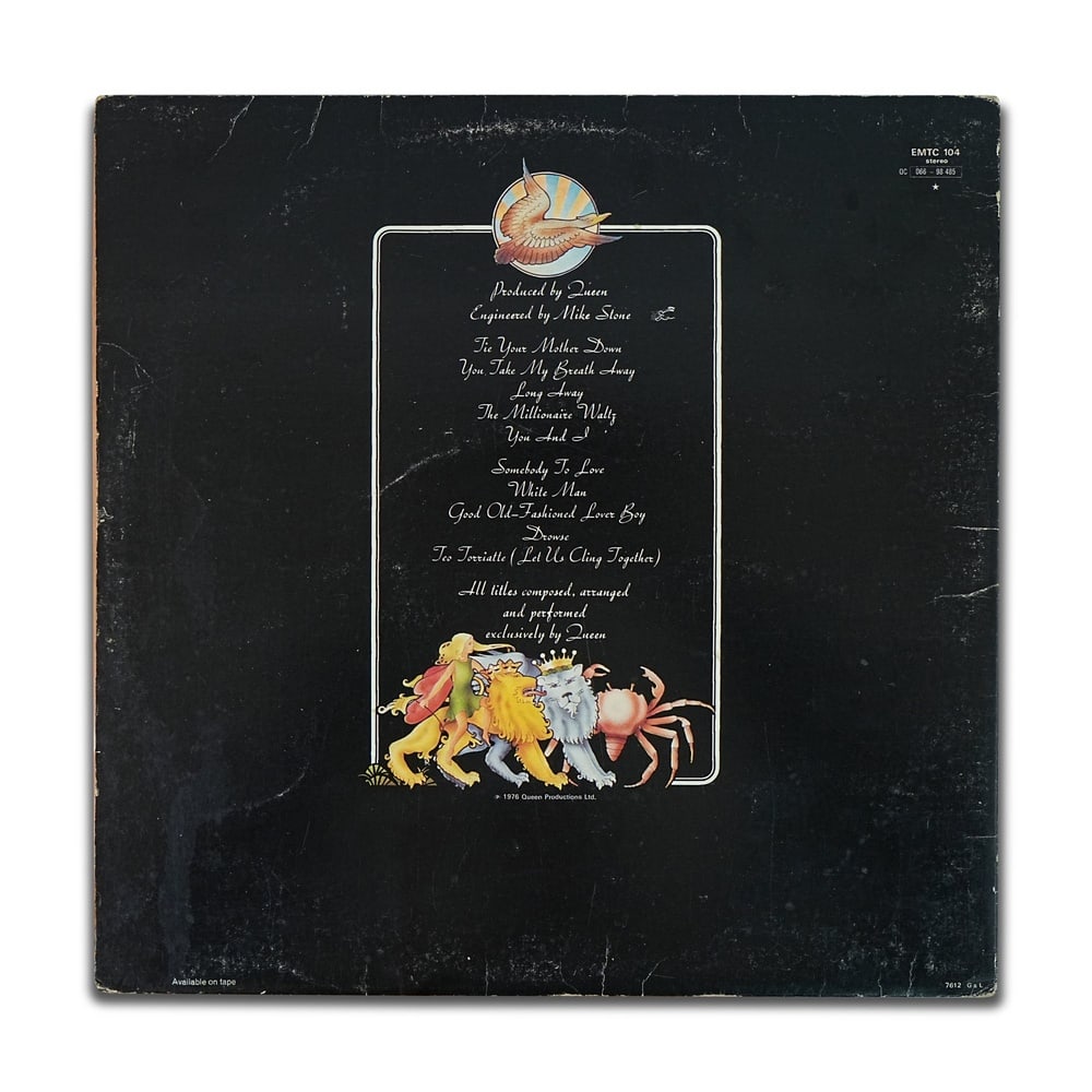 QUEEN FULLY SIGNED "A DAY AT THE RACES" LP (UK FIRST PRESSING) - 2