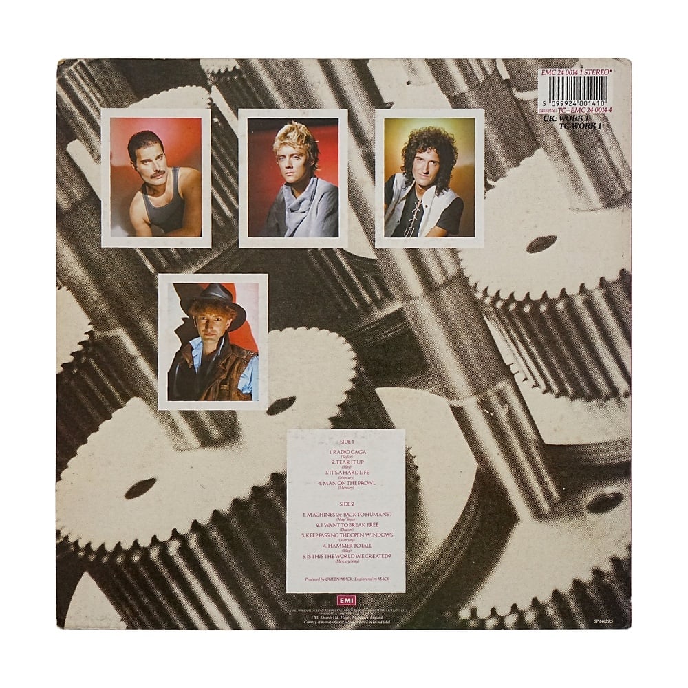 QUEEN FULLY SIGNED THE WORKS LP - 2