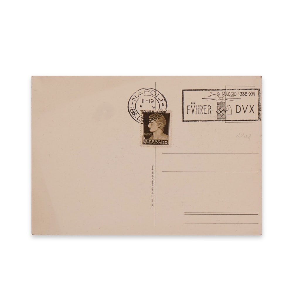 ADOLF HITLER SIGNED POSTCARD - 2