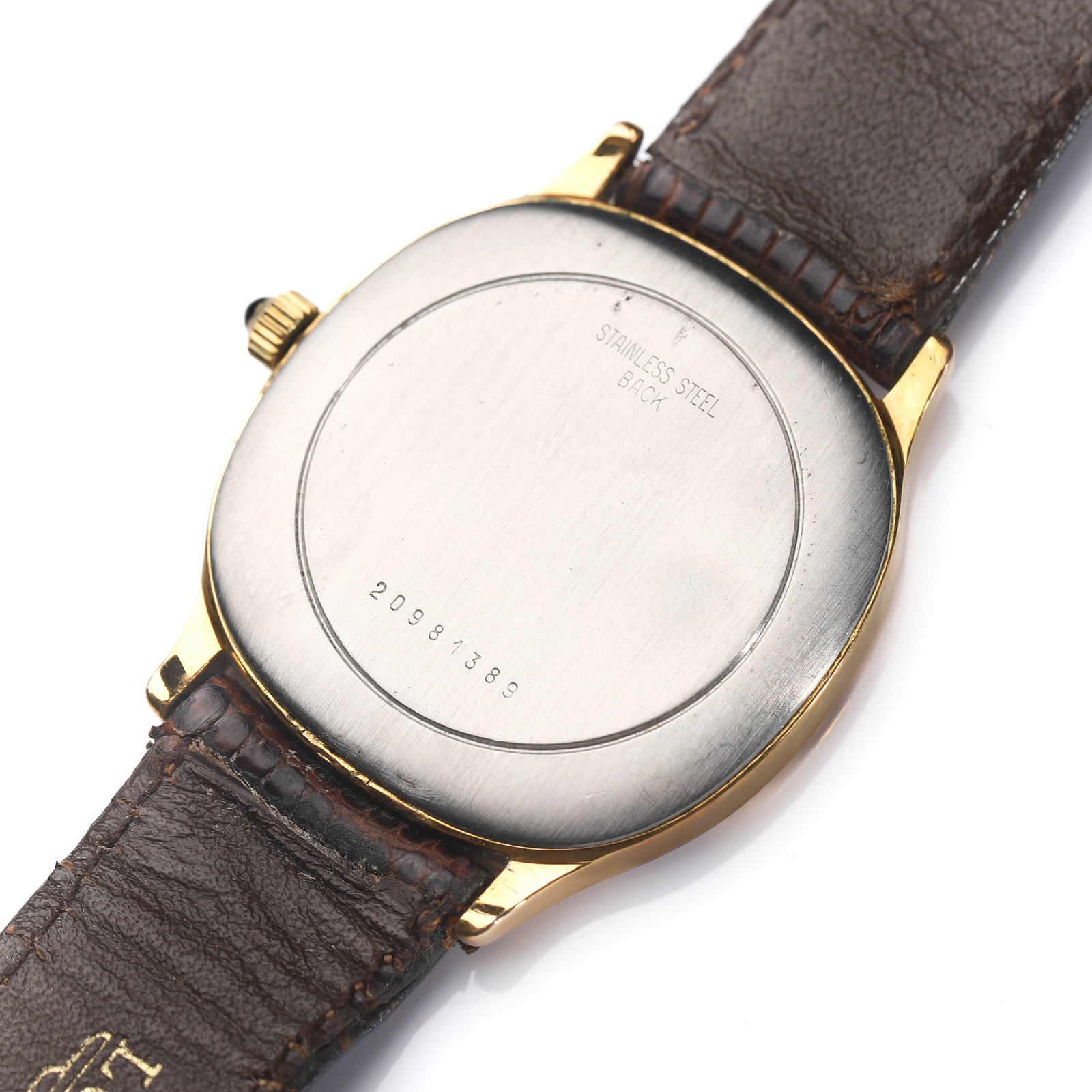 LONGINES GOLD-TONE AUTOMATIC DATE WRISTWATCH - 8