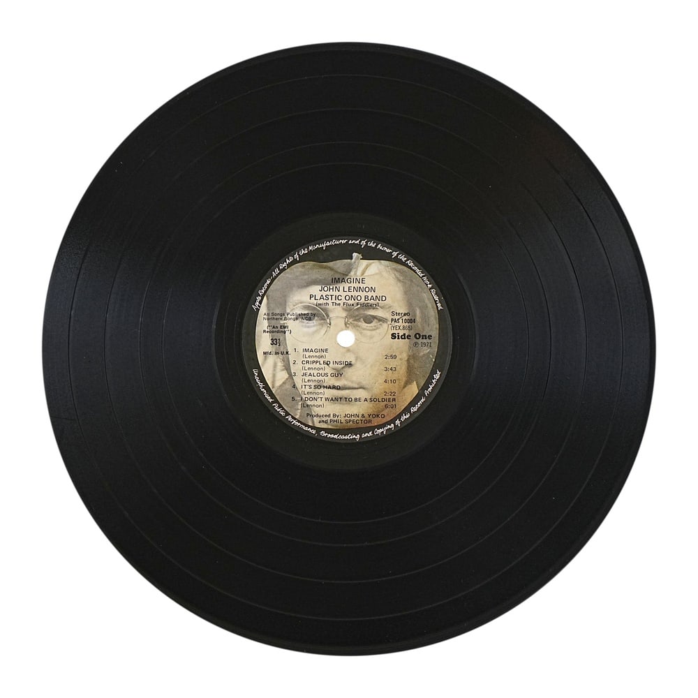 JOHN LENNON SIGNED IMAGINE LP - 5