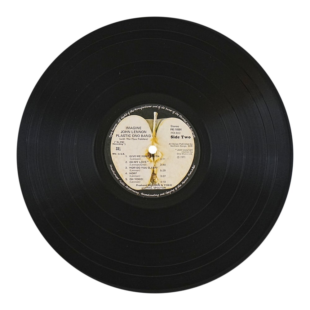 JOHN LENNON SIGNED IMAGINE LP - 6