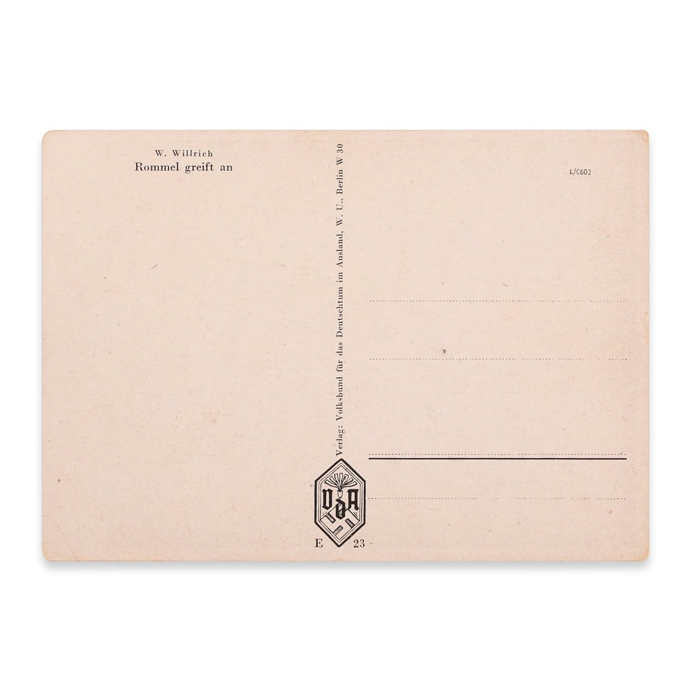 ERWIN ROMMEL POSTCARD - 2