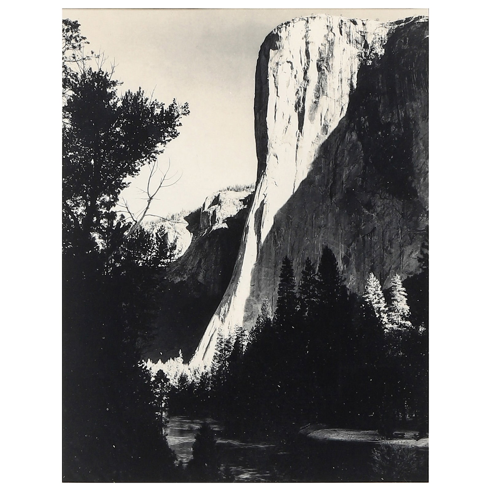 ANSEL ADAMS (1902–1984)EL CAPITAN, SUNRISE: Artist ANSEL ADAMS (1902–1984) Title EL CAPITAN, SUNRISE Medium Silver gelatin print, mounted on board Signature Pencil-signed on the lower right of the image Dimensions Photograph: 7 11/16 × 9