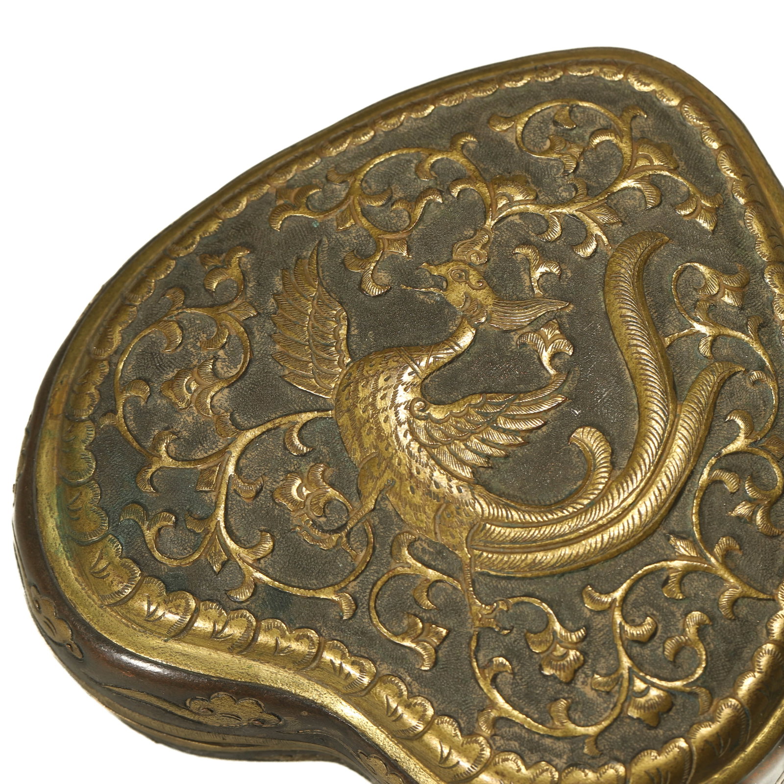 PARCEL-GILT SILVER COVERED BOX - 3