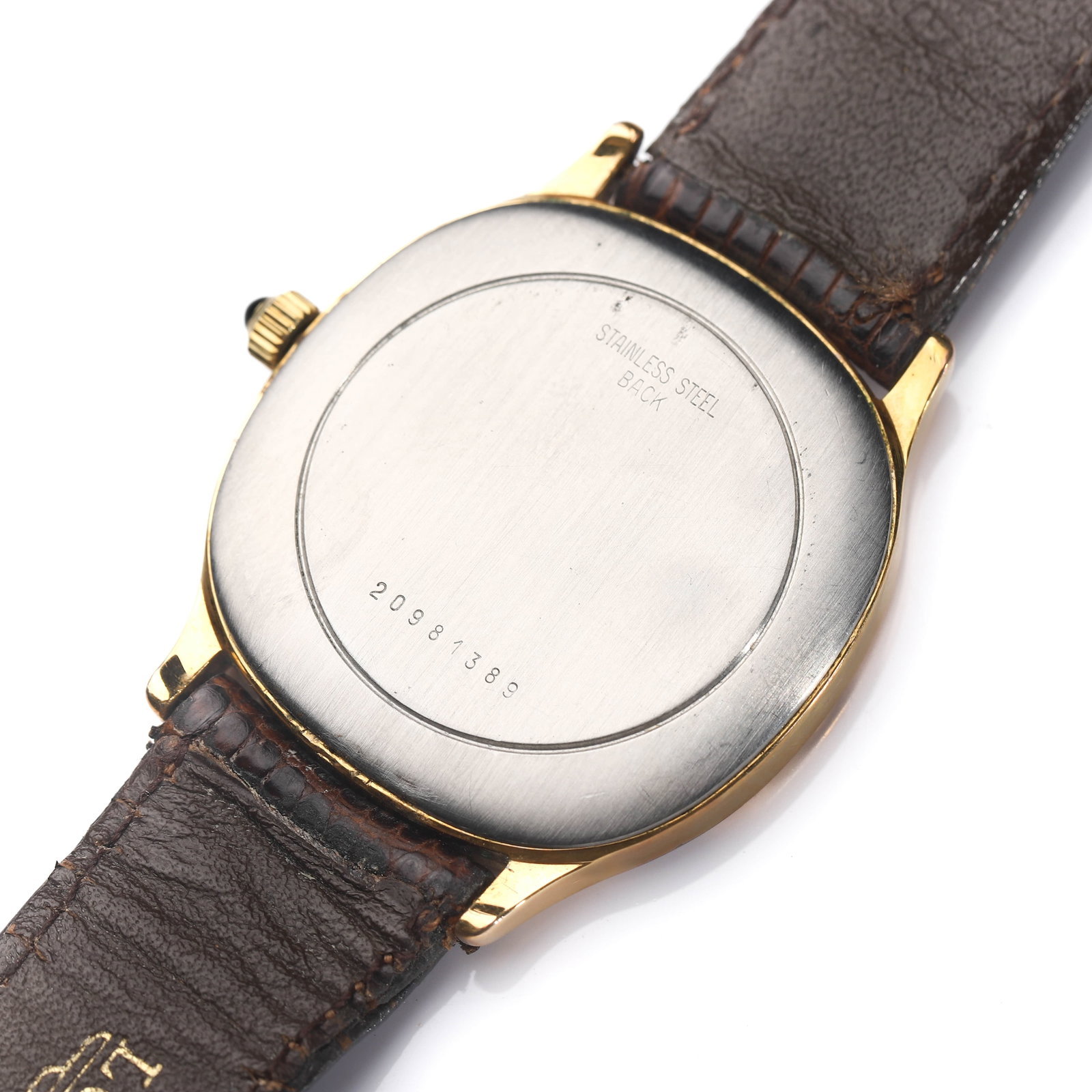 LONGINES GOLD-TONE AUTOMATIC DATE WRISTWATCH - 8