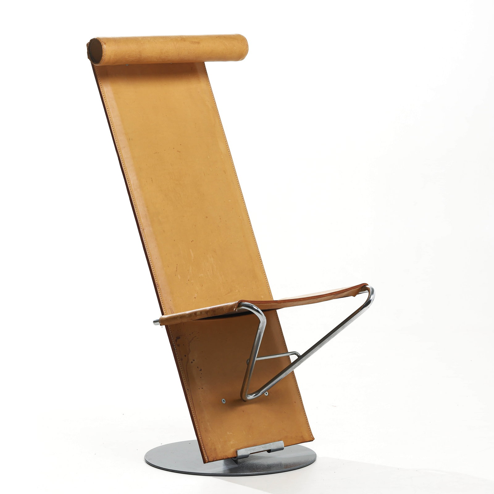 BÖRGE LINDAU "PLANKAN" CHAIR FOR LAMMHULTS MÖBEL AB, 1979: Dimensions Height 47 1/4 in. (120 cm), Seat height 16 1/2 in. (42 cm), Width 17 3/4 in. (45 cm) Description Designed in 1979 by Swedish designer Börge Lindau for Lammhults Möbel AB, the "Plankan"