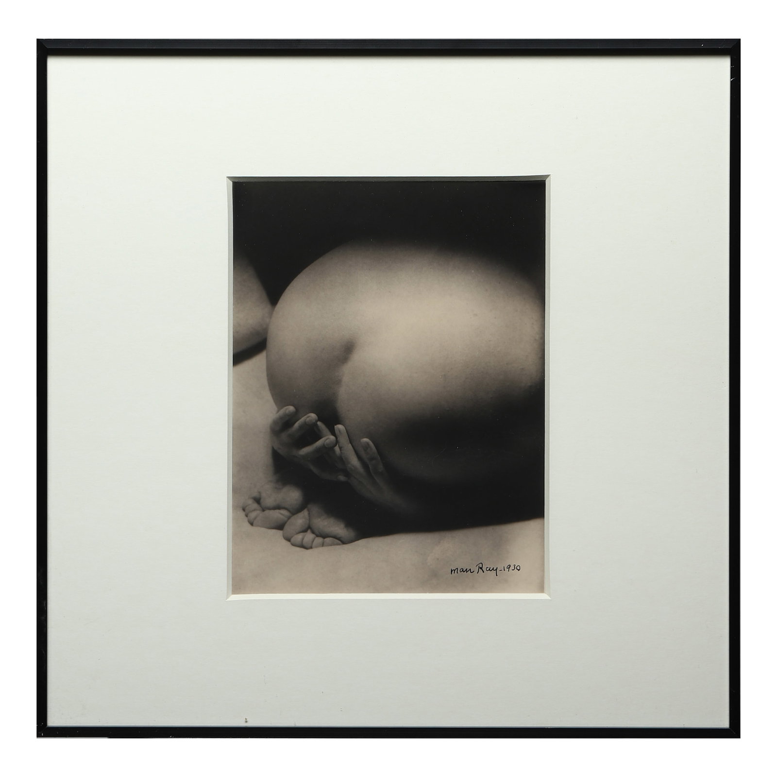 MAN RAY (1890–1976)LA PRIÈRE: Artist MAN RAY (1890–1976) Title LA PRIÈRE Material Gelatin silver print, mounted on board Signature Signed in ink at the lower right,Stamped on the verso Dimensions Photograph 7 1/16 × 9 7/16