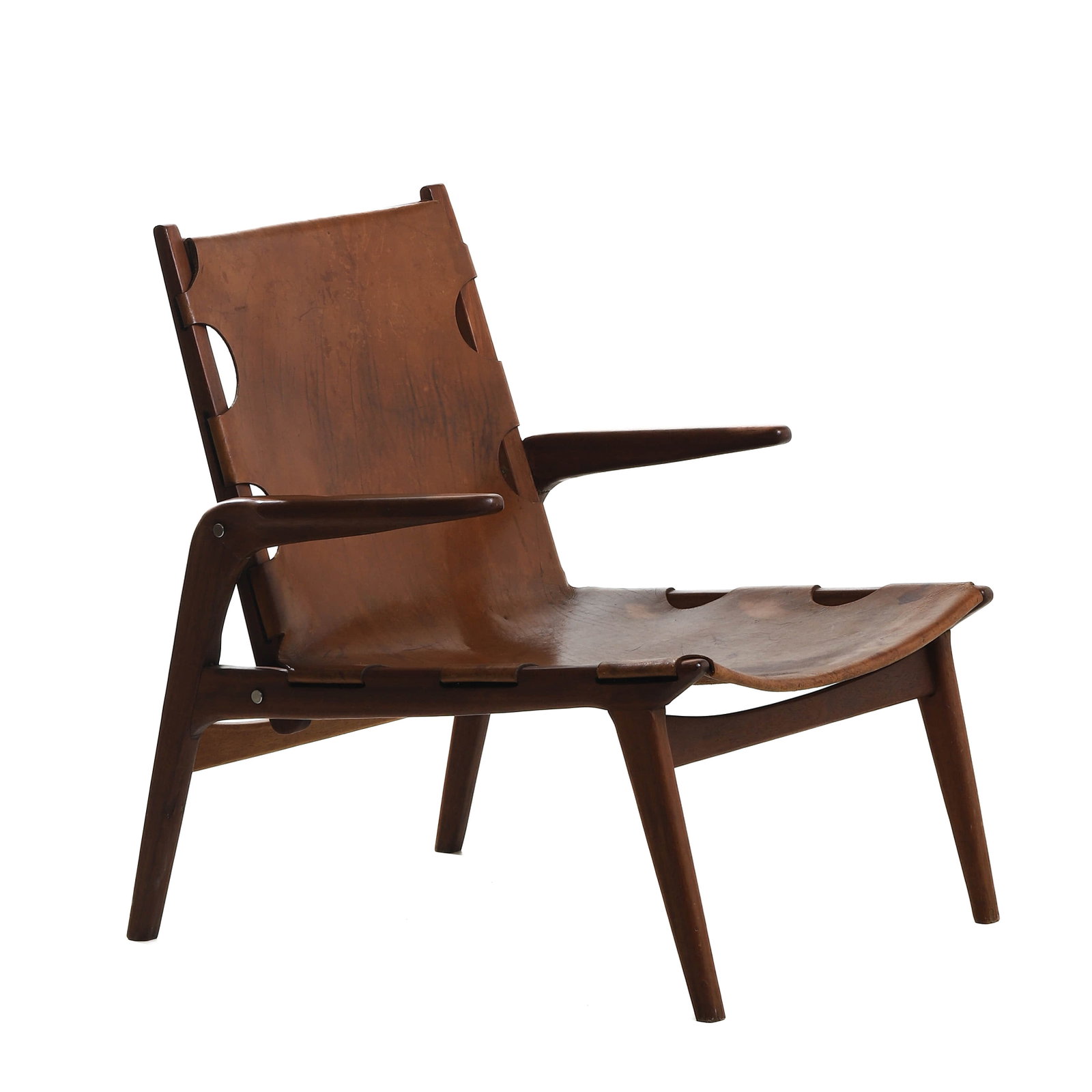 ANNA BUCKLEY "HUNTING" CHAIR, DENMARK, 1960s (1 of 6)