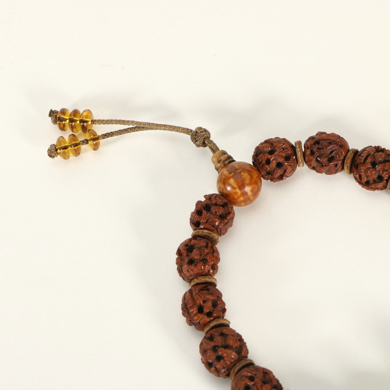 Carved Nut Bracelet - 2