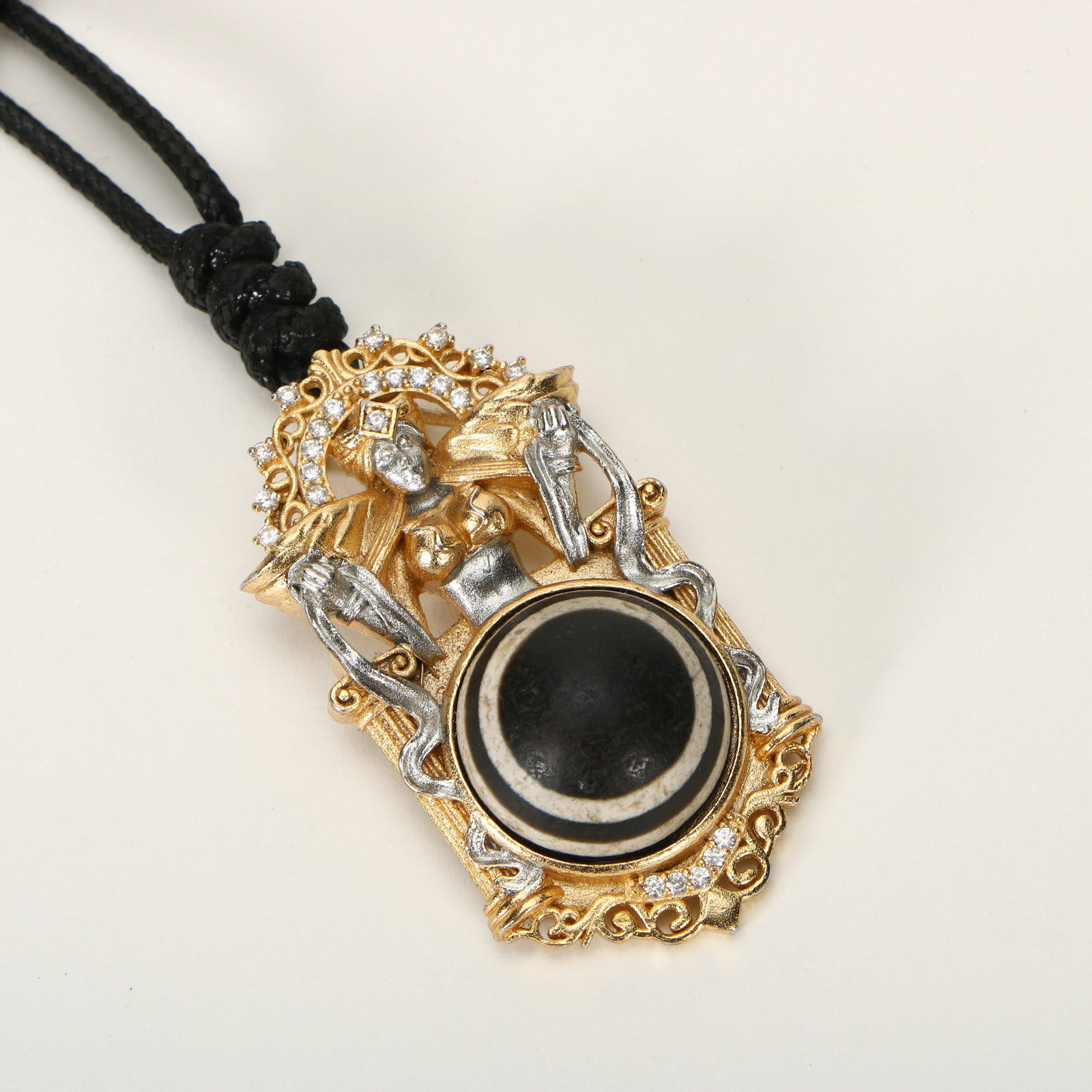 Dzi Bead Pendant - 2