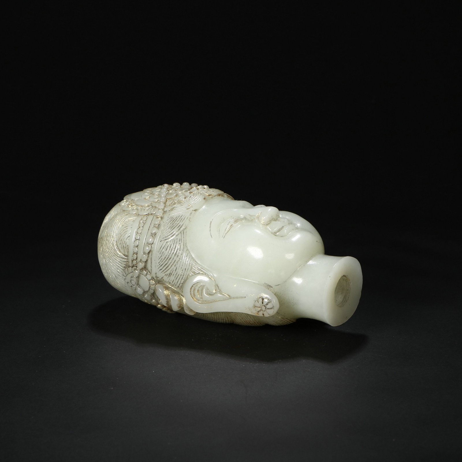 Hotan Jade Buddha Head - 5