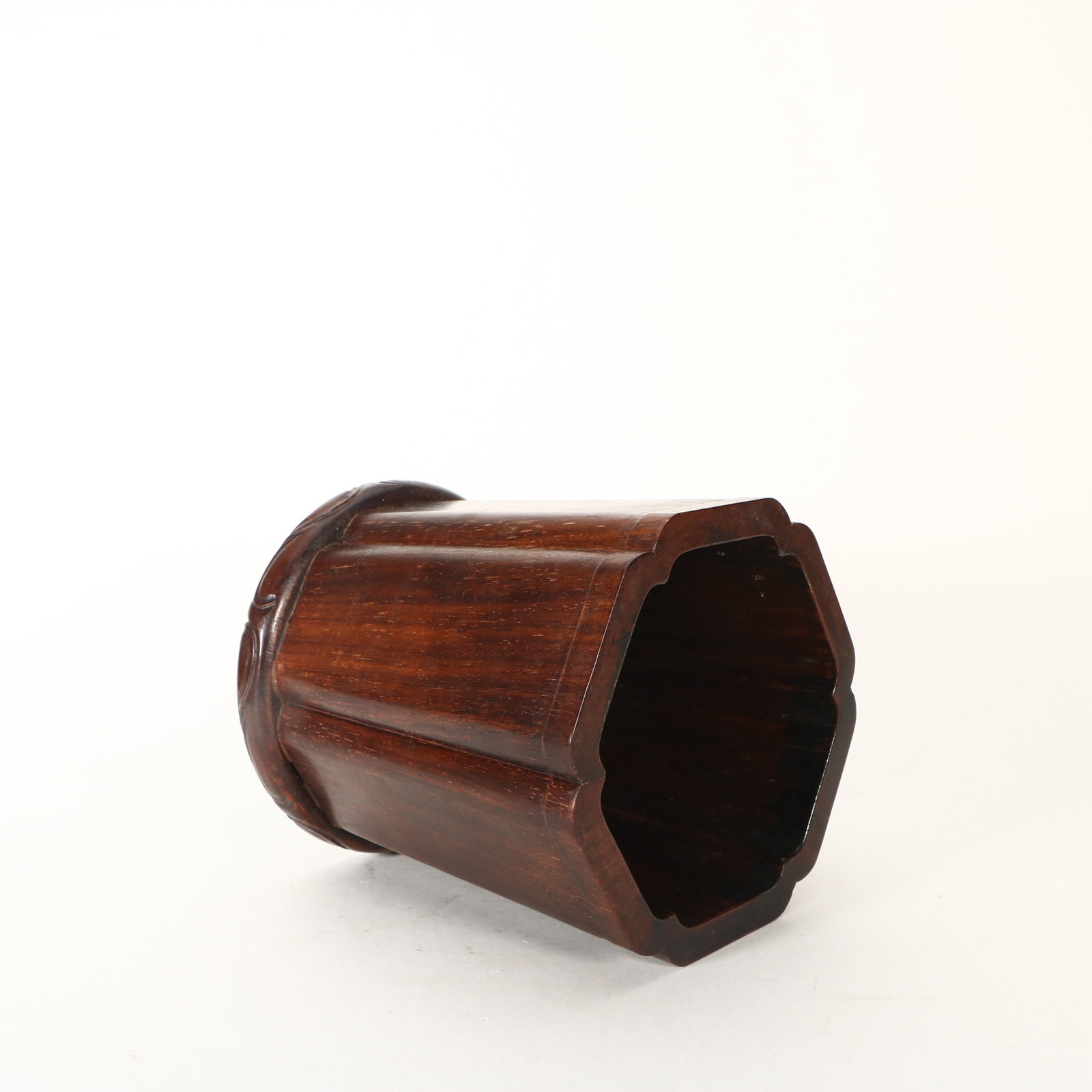 Huanghuali Hexagonal Pen Holder - 4