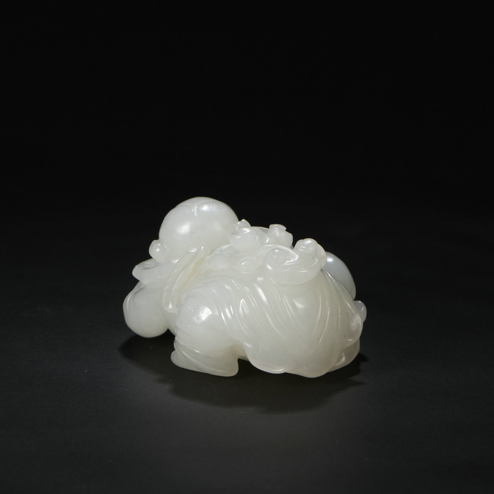 Hetian Jade Boy Figurine - 5