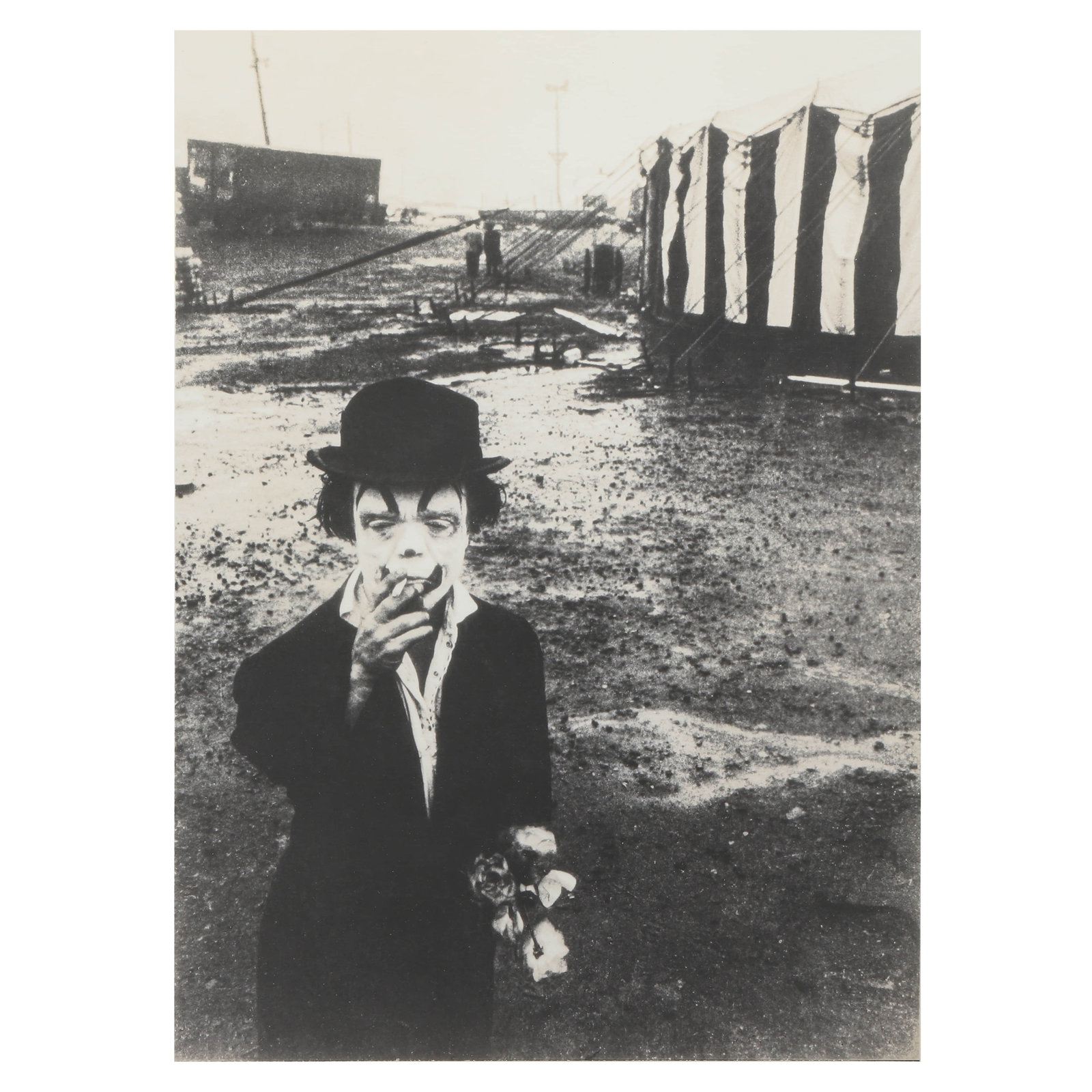 BRUCE DAVIDSON ( B. 1933)JIMMY ARMSTRONG, PALISADES, NEW JERSEY: Artist BRUCE DAVIDSON ( B. 1933) Title JIMMY ARMSTRONG, PALISADES, NEW JERSEY Medium Silver gelatin print, mounted on board Signature Signed in pencil on the reverse Dimensions Image 8 29/32 × 13