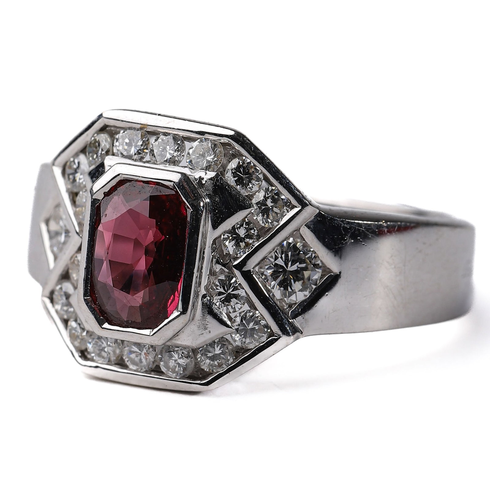 SALVINI NATURAL RUBY AND DIAMOND RING - 5