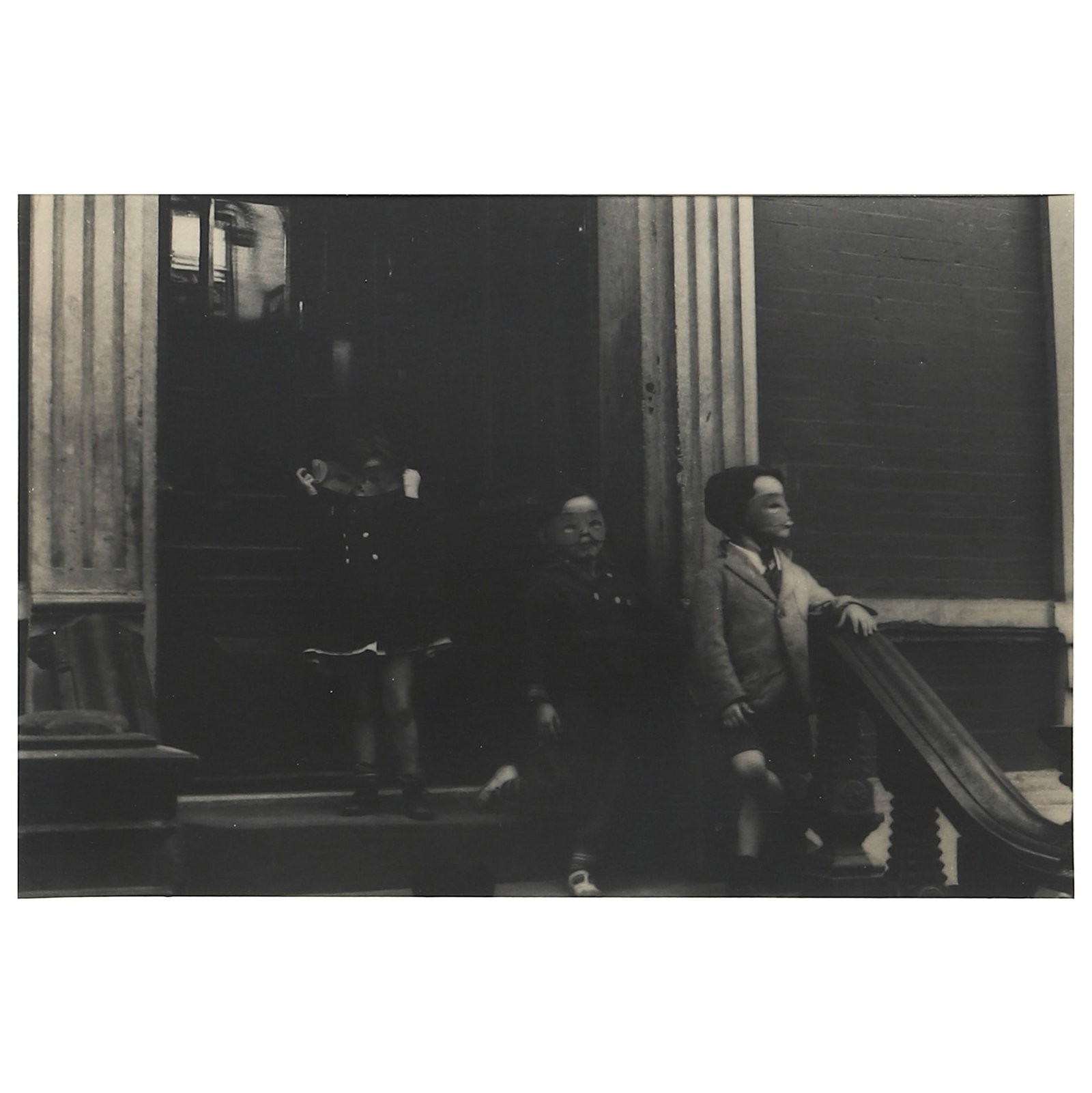 HELEN LEVITT (1913–2009) NEW YORK: Artist HELEN LEVITT Title NEW YORK Material Gelatin silver print, mounted on board Signature Signed in pencil on the verso by the photographer Dimensions Photograph 6 15/16 × 10 3/8 in. (17.6 ×