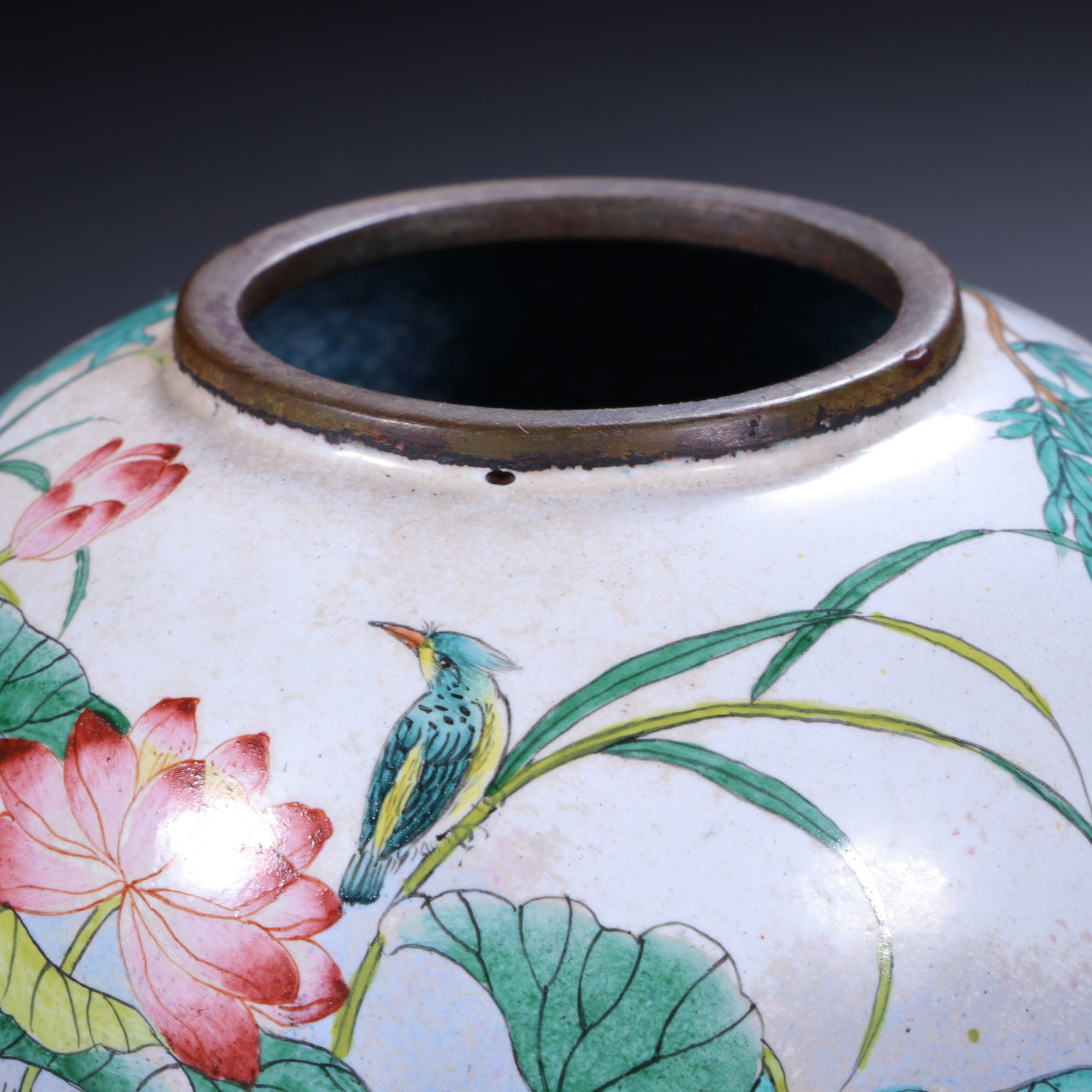 Copper Enamel Water Dropper - 7