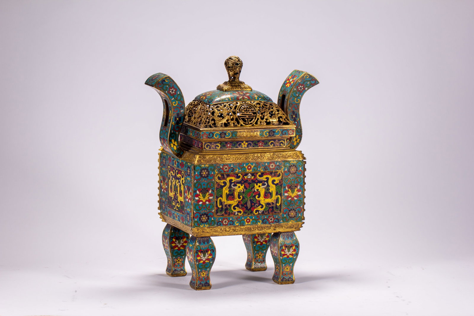 Cloisonn?? Incense Burner - 3